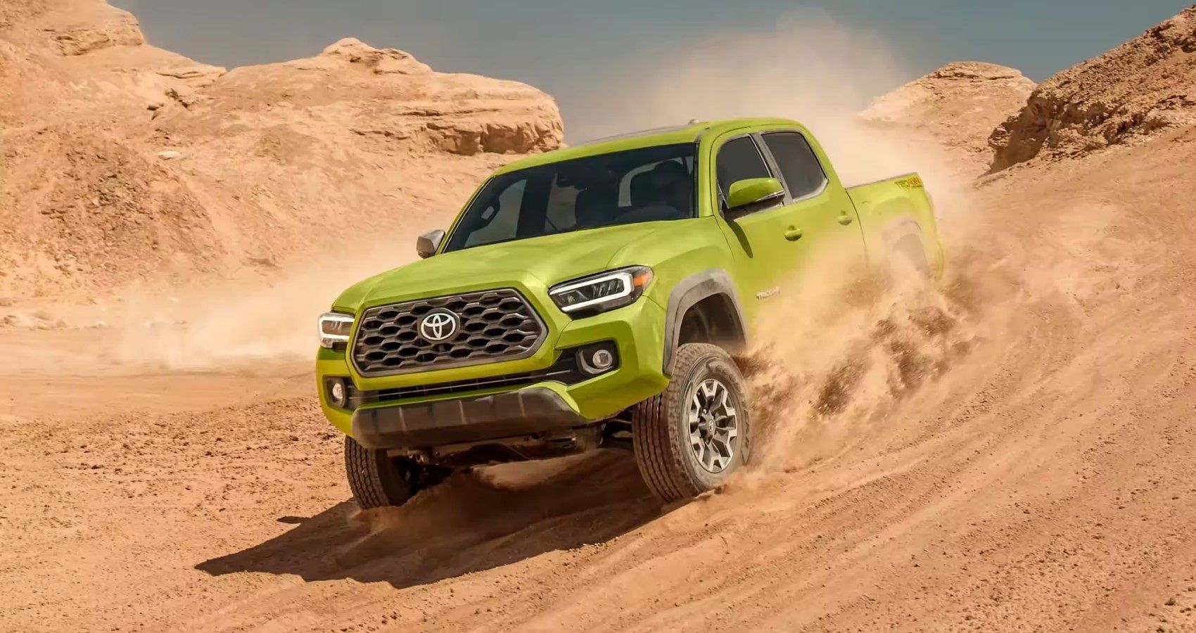 2023 Toyota Tacoma in the desert