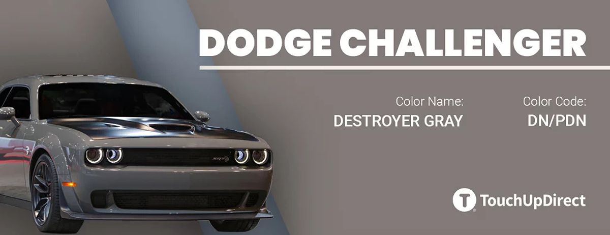 Destroyer Gray Dodge Challenger