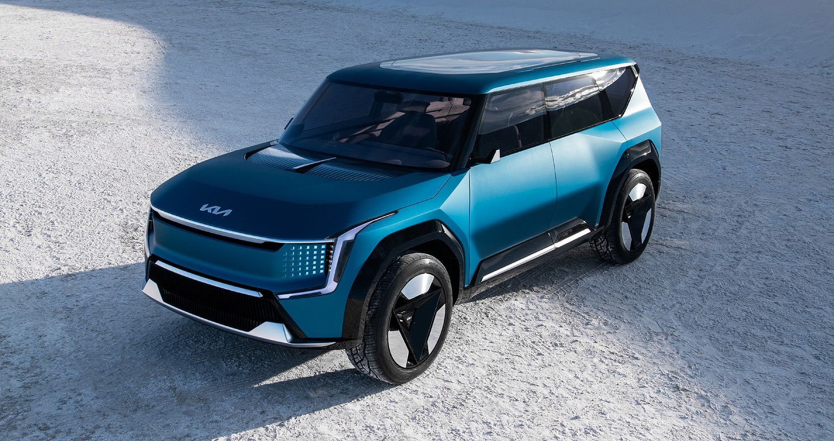 Forthcoming All-Electric Kia EV9 SUV